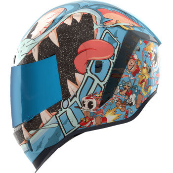 Icon Airform Full Face Helmet 9 Lives Blue – HelmetCountry.com