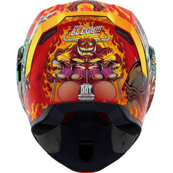 bluetooth icon motorcycle helmets ICON - Airflite Helmet - Blegh - MIPS - Red