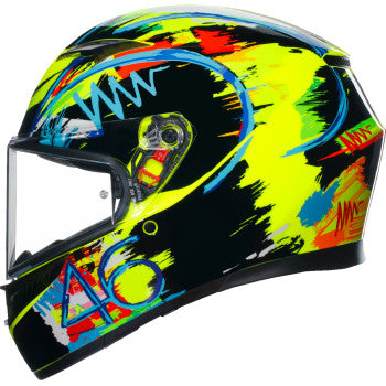 AGV K3 Helmet - Rossi Winter Test 2019 AGV K3 Helmet - Rossi Winter Test 2019