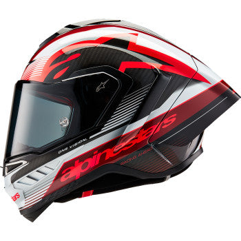 full face red motorcycle helmet Alpinestars Supertech R10 Full Face Helmet Team Black/Carbon Red/Gloss –  HelmetCountry.com