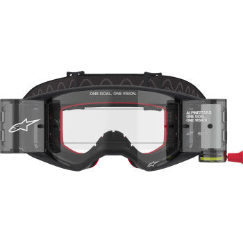 alpinestars goggles Alpinestars Supertech Roll-Off Goggle Corp Black/Gray Clear – HelmetCountry.com