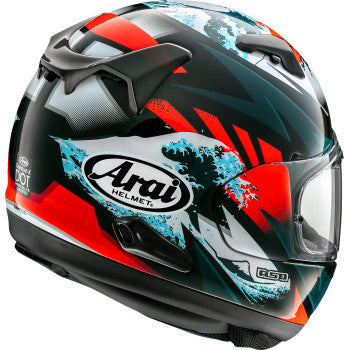 arai black and red helmet Arai Quantum-X Wave Helmet Small