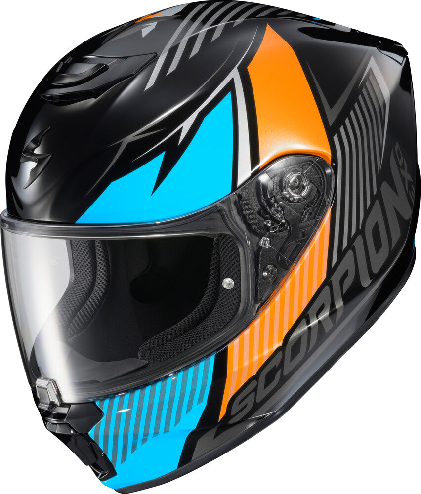 Scorpion Exo R330 Full Face Helmet Hawker Light Blue 