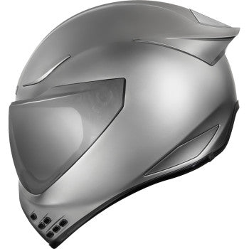 icon air helmet silver Airframe Pro - Re-Entry - With a total of nine intakes and five exhaust vents Icon Quicksilver Helmets - Cycle