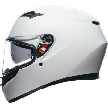 AGV K3 Full Face Helmet Seta White
