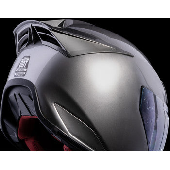 icon airlite quicksilver helmet ICON Domain Helmet - Cornelius - Silver