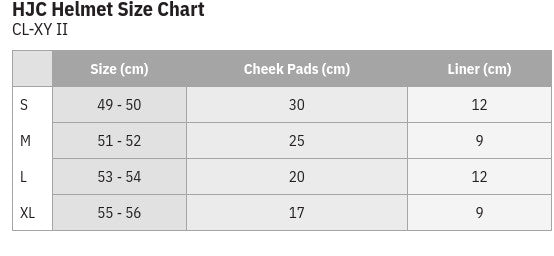 hjc cl-ironroad half helmet sizing chart i20N - Thorn - MC5SF developed performance with the RPHA 1N Lovis Helmet HJC C20 Helmet - Black