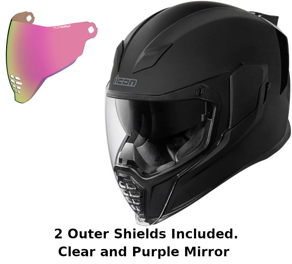 icon airflite helmet rst mirror Full Face Rubatone Purple Shield Osprey Apogee 28 Backpack Replacement face shield designed Style:600 Feet Havok Musky Lure