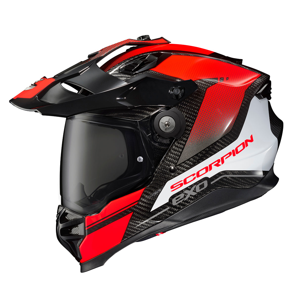 Scorpion EXO XT9000 Carbon Full-Face Helmet Trailhead Red 2X