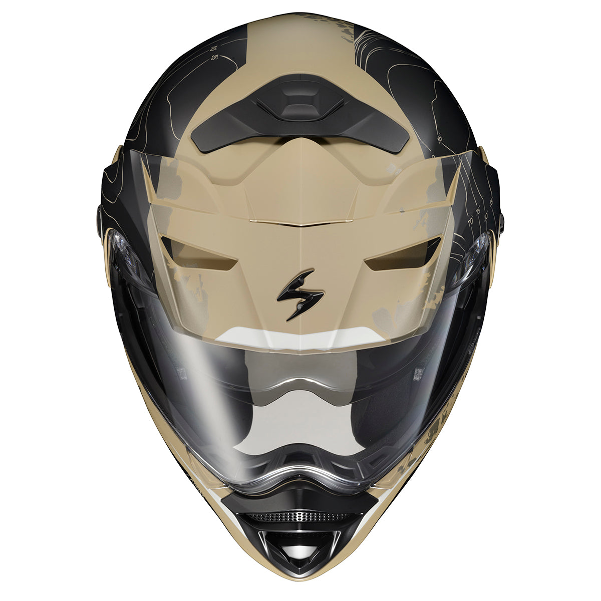 Scorpion EXO-AT960 Modular Helmet Topographic Sand Black MD