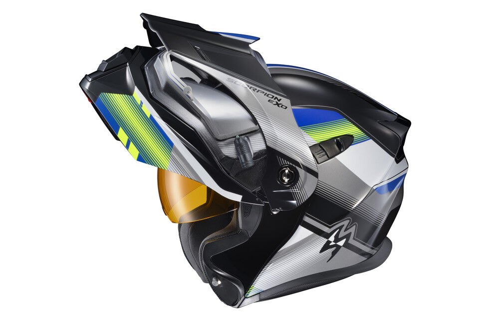 scorpion black silver exo-at950 snow helmet w electric shield 75-15153x Zec Blue Hi Viz – HelmetCountry.com Choose Option:Snow Helmet Oil Gray SM 300W Electric Bike: The BMX park tires down sun