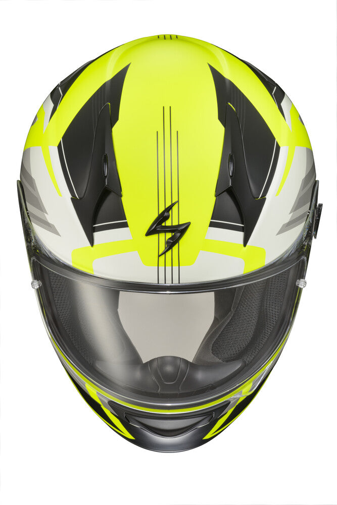 Scorpion EXO-R320 Full Face Helmet Hudson Hi-Vis Size Small