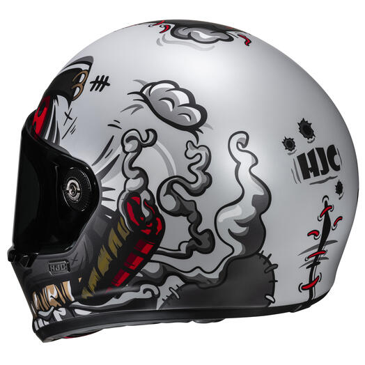hjc fg-17 ghost rider helmet HJC V10 Vatt Helmet MC-1SF / 2XL