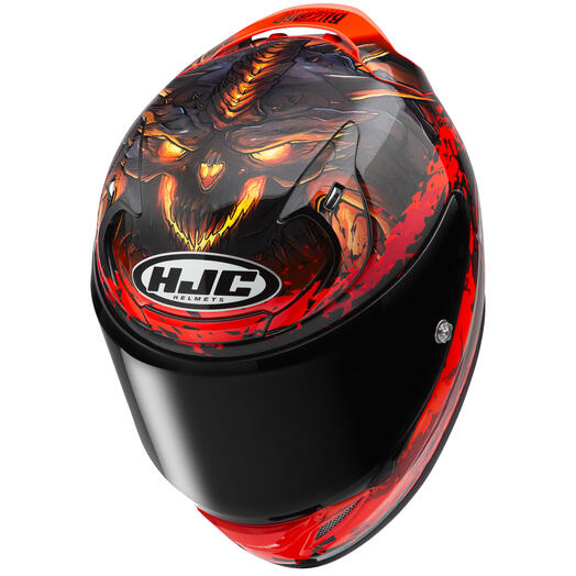 HJC RPHA 12 Full Face Helmet Diablo Blizzard MC-1 Small HJC RPHA 12 Full Face Helmet Diablo Blizzard MC-1 Small
