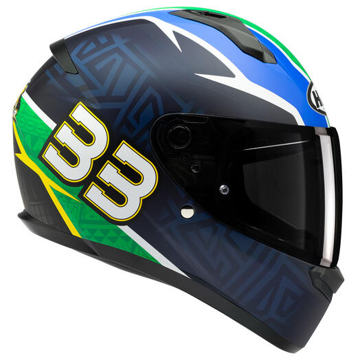 HJC C10 Brad Binder BB33 LTD Helmet Blue/Green / XS