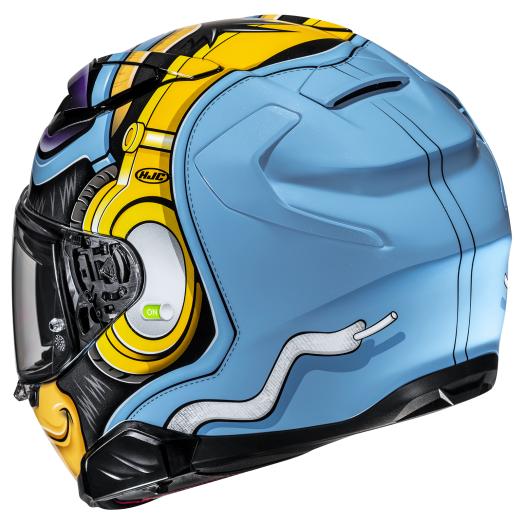 bluetooth motorcycle helmet teal HJC F71 Monkey DJ Helmet 2XL
