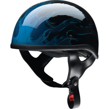 Z1R CC Beanie Half Shell Helmet Hellfire Blue – HelmetCountry.com