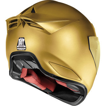 icon airflite mips jewel helmet ICON Domain Helmet - Cornelius - Gold