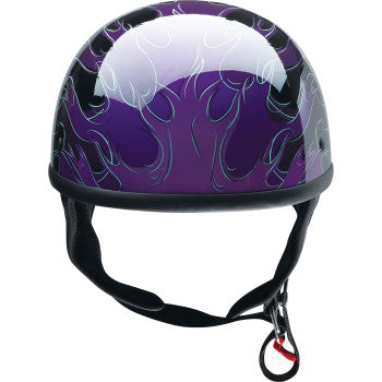 beanie biker helmets Z1R CC Beanie Motorcycle Helmet - Hellfire - Purple