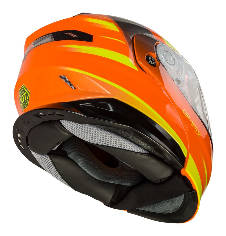 bike helmet orange large Gmax MD-01S Snow Helmet Descendant Neon Orange Dual Lens Size Large –  HelmetCountry.com