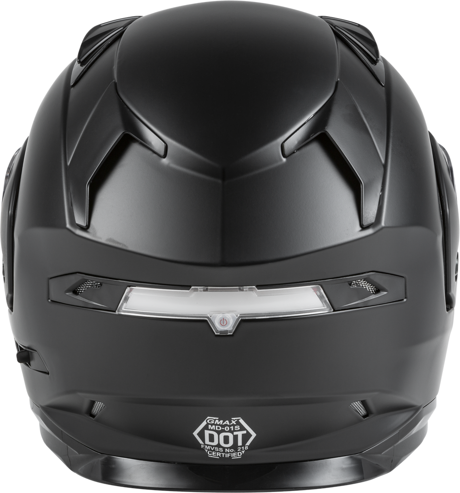 Gmax MD-01S Modular Snow Helmet Matte Black Dual Lens