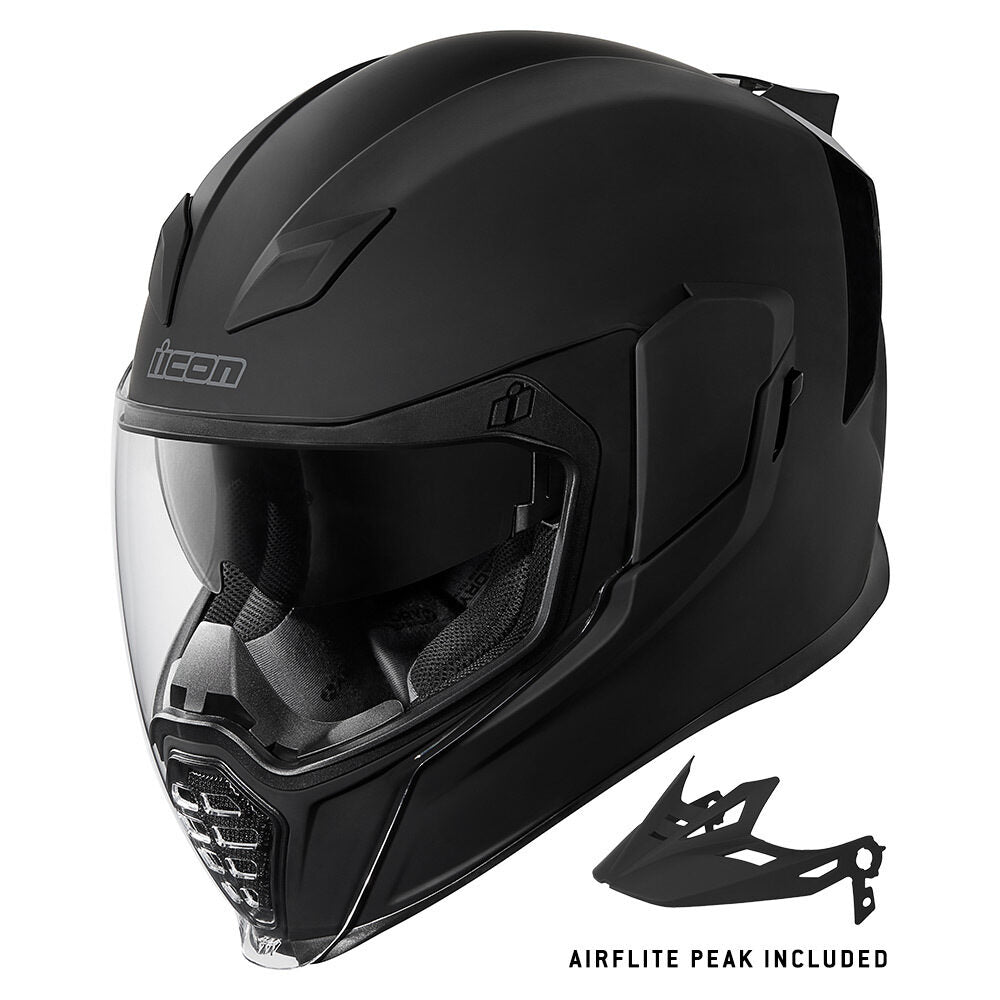 Icon Airflite Helmet - Rubatone - Black