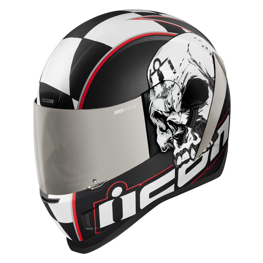 Icon Airform Full Face Helmet Death Or Glory Black Icon Airform Full Face Helmet Death Or Glory Black