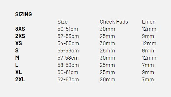 hjc adult.helmet size chart HJC - C10 Helmet