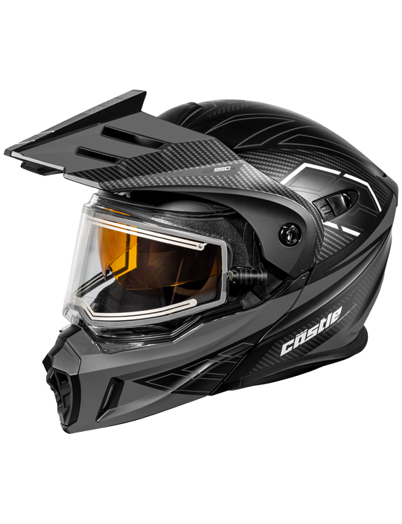 Z1R Warrant Electric Shield Snowmobile Helmet – Clear Visor With Heated Cables