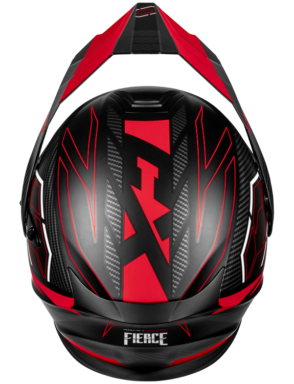 Castle X CX950 V2 Modular Snow Helmet Fierce Matte Black Red – HelmetCountry.com
