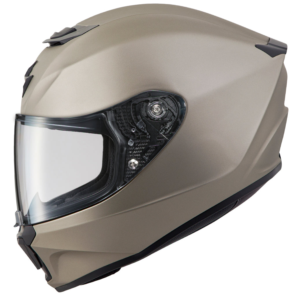 is the scorpion exo r420 a good helmet EXO-R420 Full Face Lone Star Black/Gold 3X This makes the faceshield more secure and provides a tighter seal against the gasket Scorpion EXO-R420 Helmet Review |