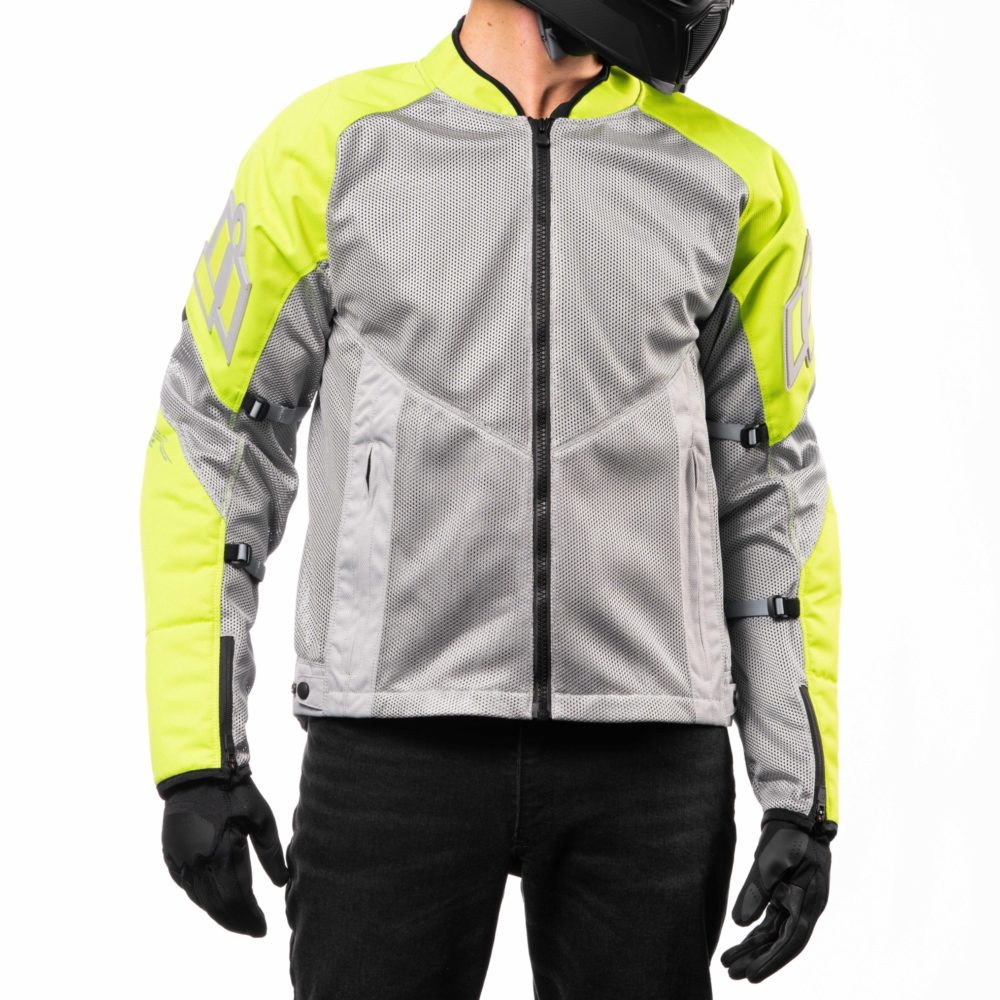 Icon Mesh AF Motorcycle Jacket Hi Viz