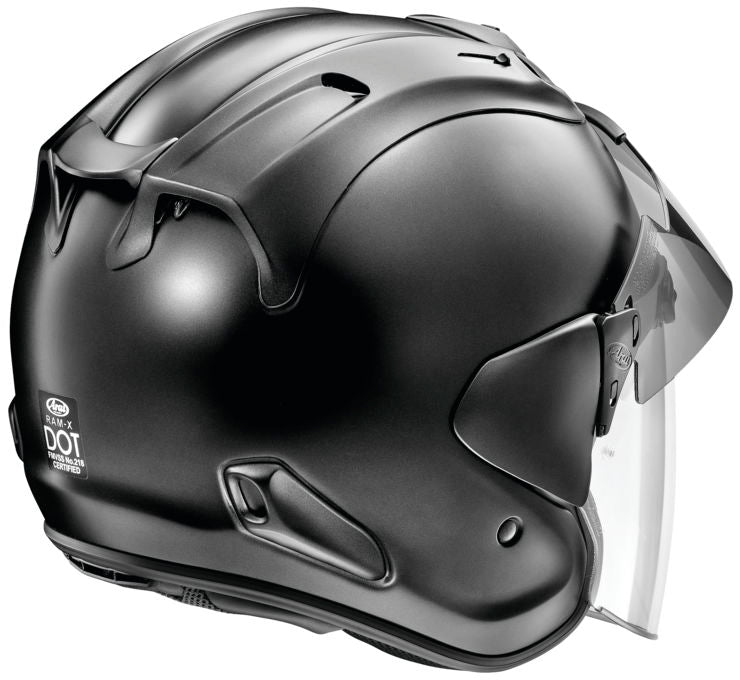 arai flip front helmets Arai Ram-X Solid Helmet - Black Frost
