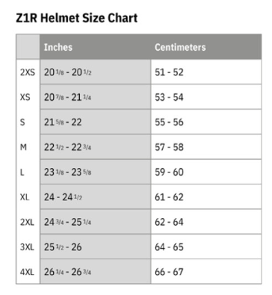 dc snowboard helmet size guide Z1R, Z1R Solaris Modular Helmet - Dark Silver