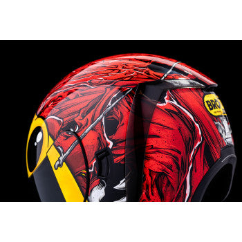 Icon Airform MIPS Brozak Motorcycle Helmet - Yellow Red / 63-64cm