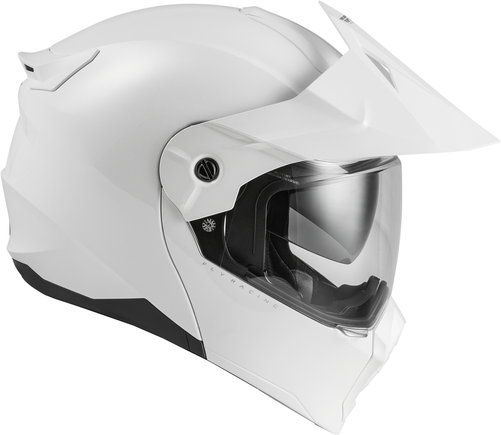 White 2024 adventure helmet