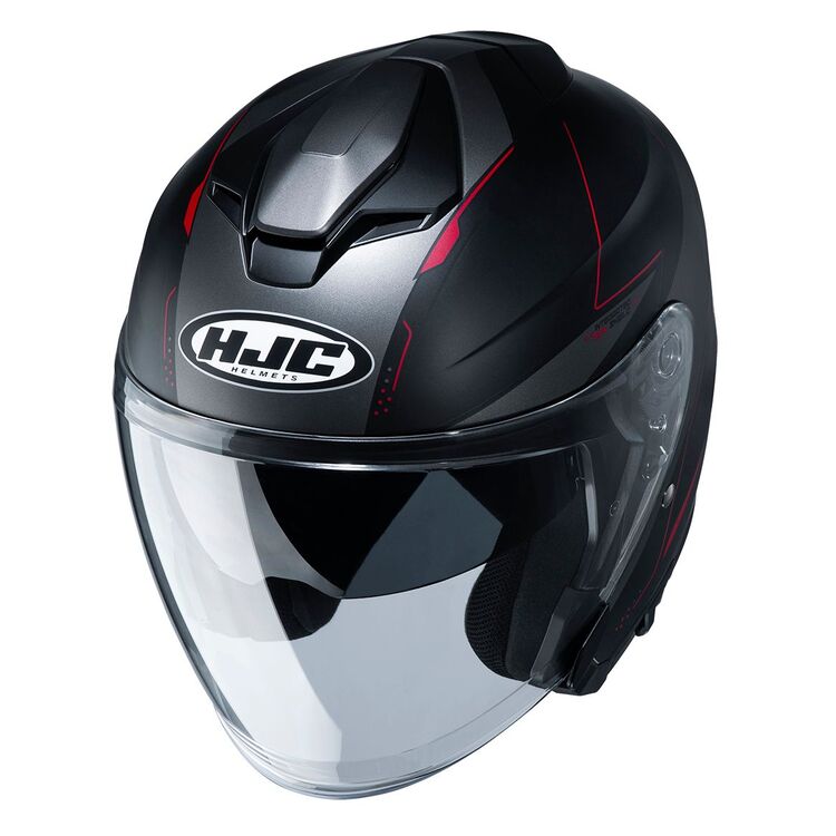 HJC i30 Open Face Helmet Slight Graphic MC-1SF Red