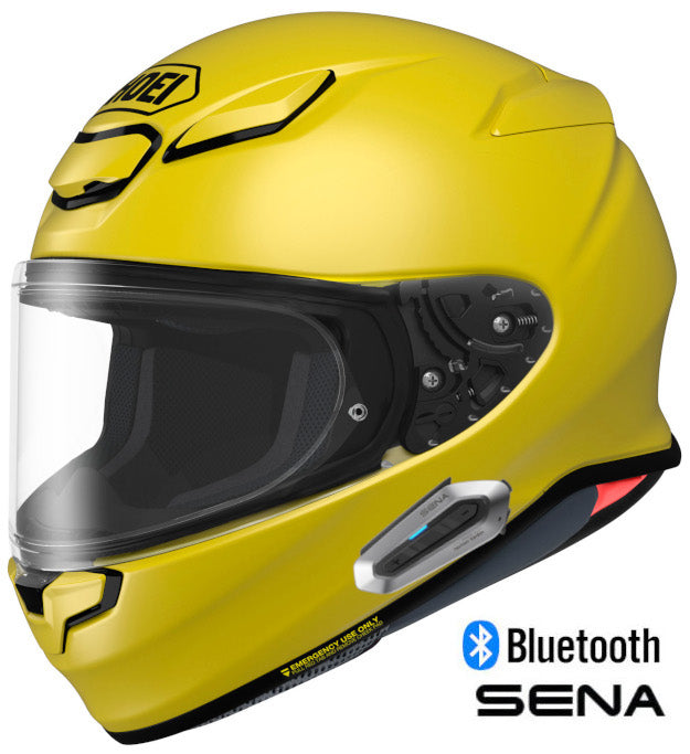 Shoei RF-1400 Full Face Bluetooth Helmet Brilliant Yellow
