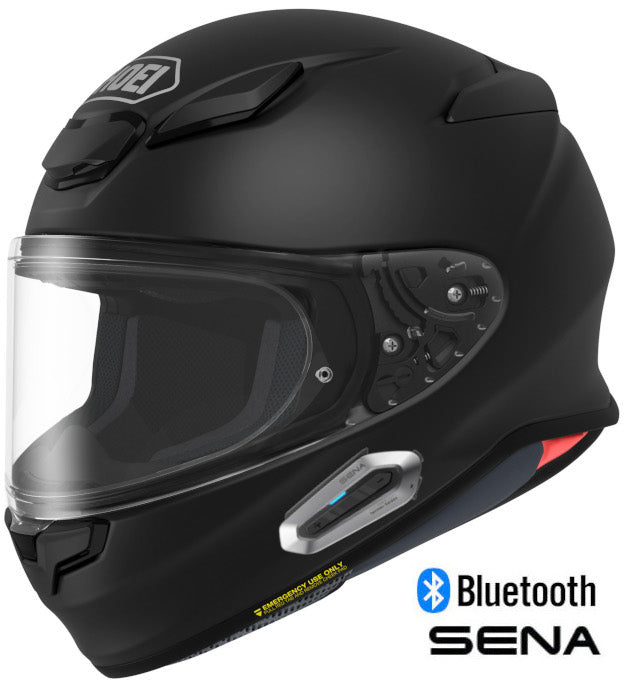 Shoei RF-1400 Full Face Bluetooth Helmet Matte Black