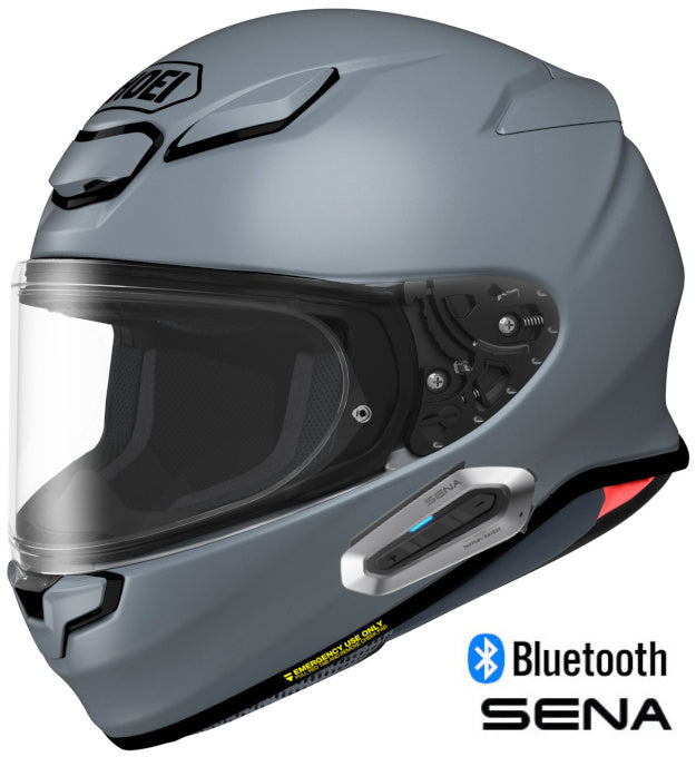 Shoei RF-1400 Full Face Bluetooth Helmet Basalt Grey