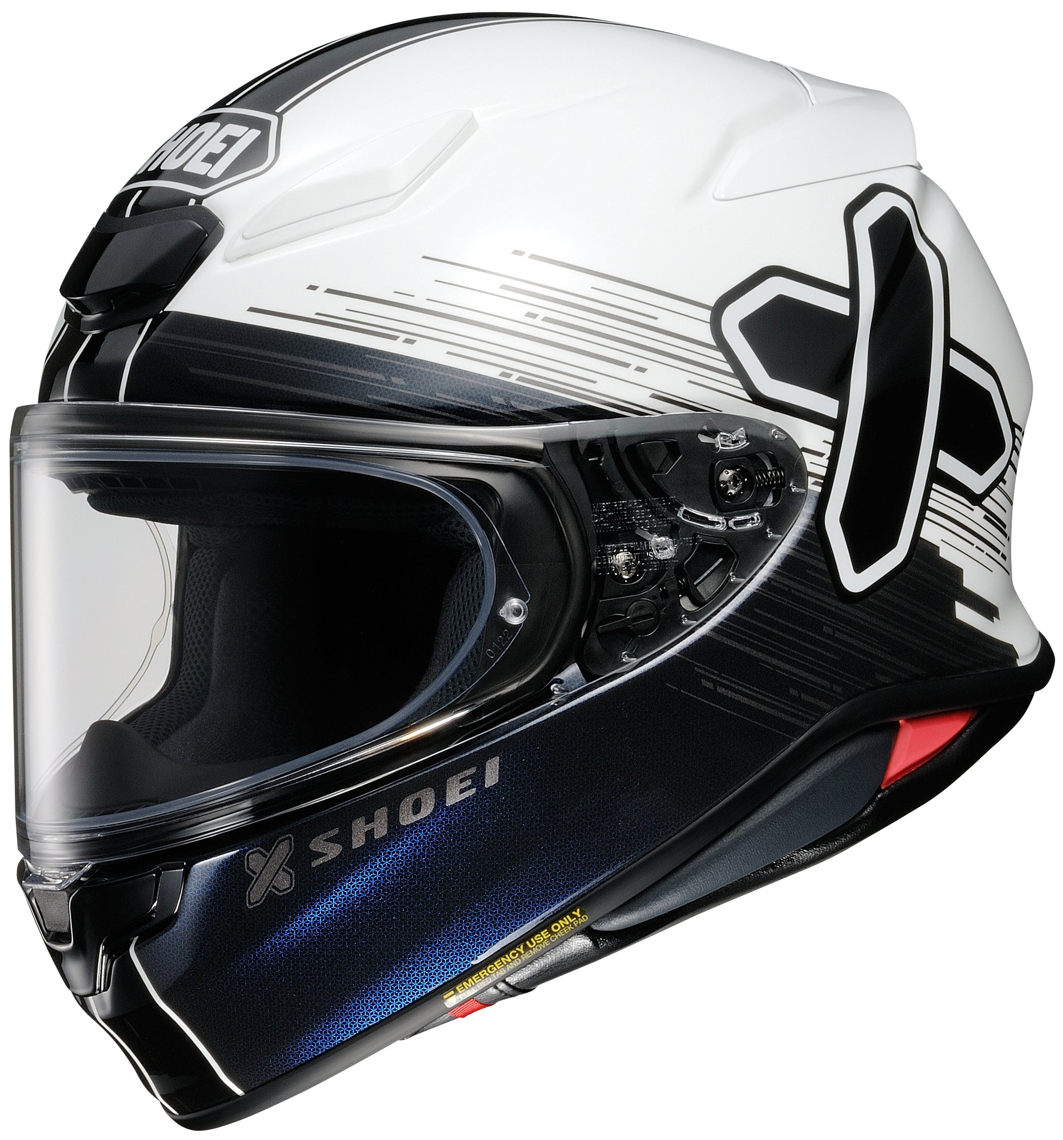 Shoei RF-1400 Ideograph Helmet Medium TC-6 White / Black Shoei RF-1400 Ideograph Helmet Medium TC-6 White / Black