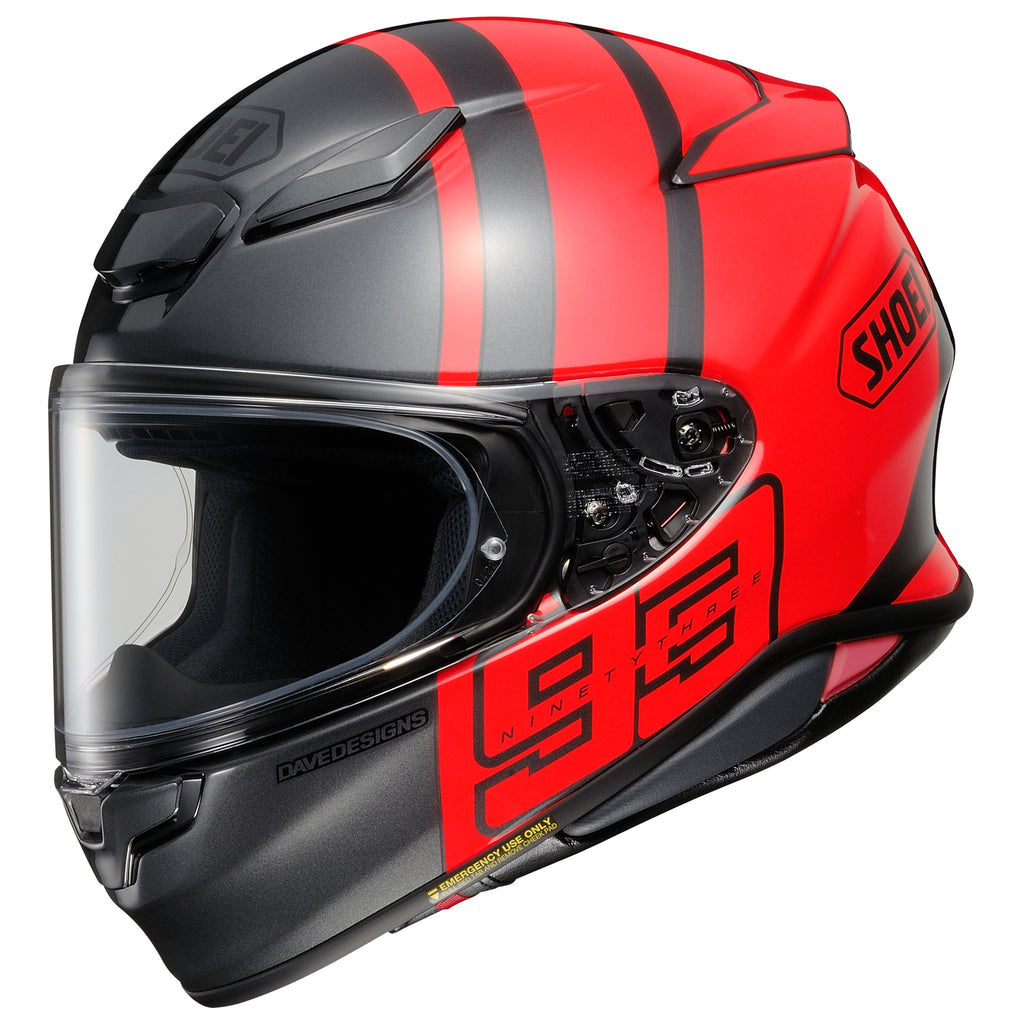Shoei RF-1400 Full Face Helmet MM93 Track TC-1