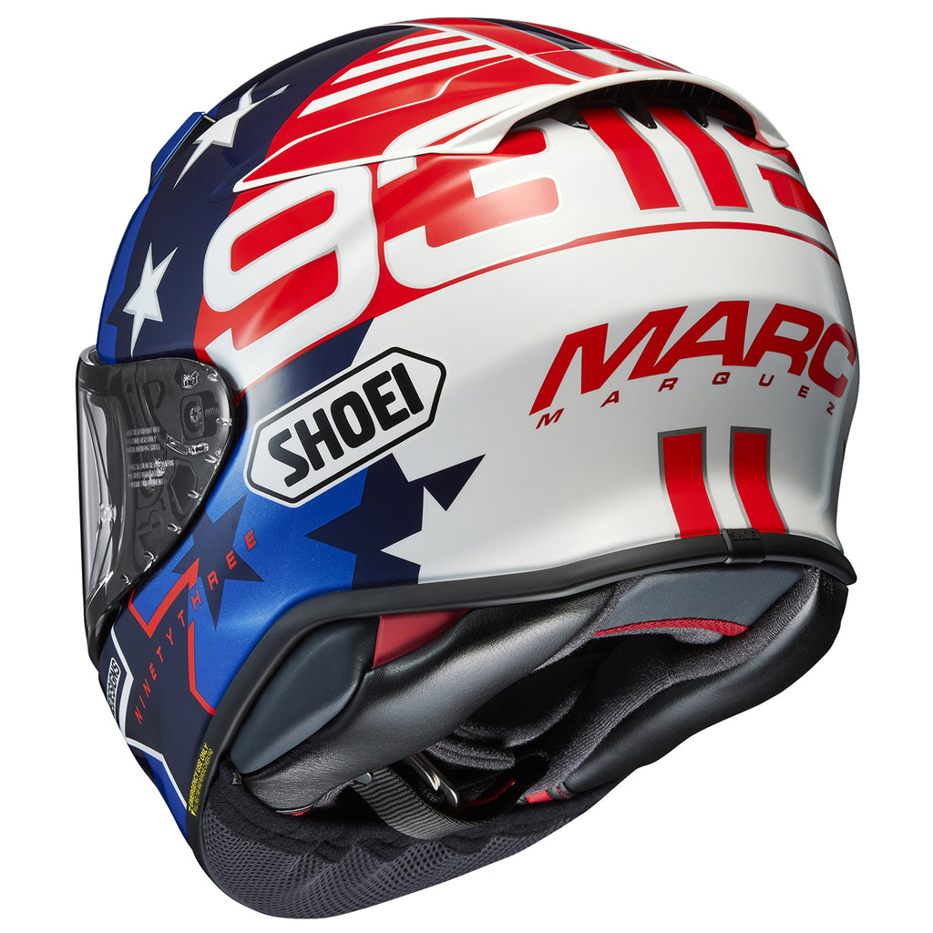 Shoei RF-1400 Full Face Helmet Marquez American Spirit