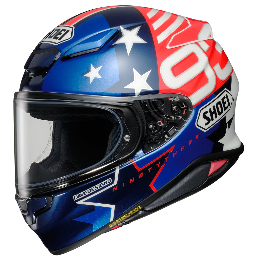 Shoei RF-1400 Full Face Helmet Marquez American Spirit