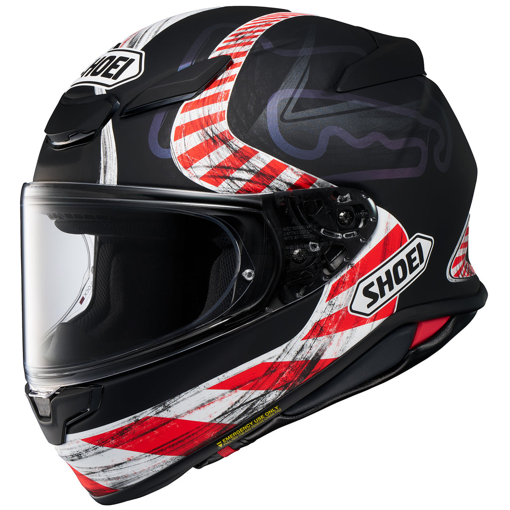 Shoei RF-1400 Full Face Helmet Knee Down Tc-5