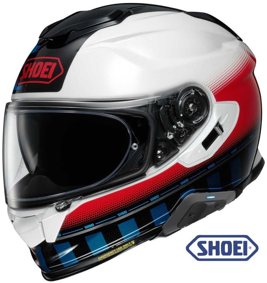 Shoei GT-Air II Full Face Helmet Tesseract TC-10 SRL Bluetooth Installed