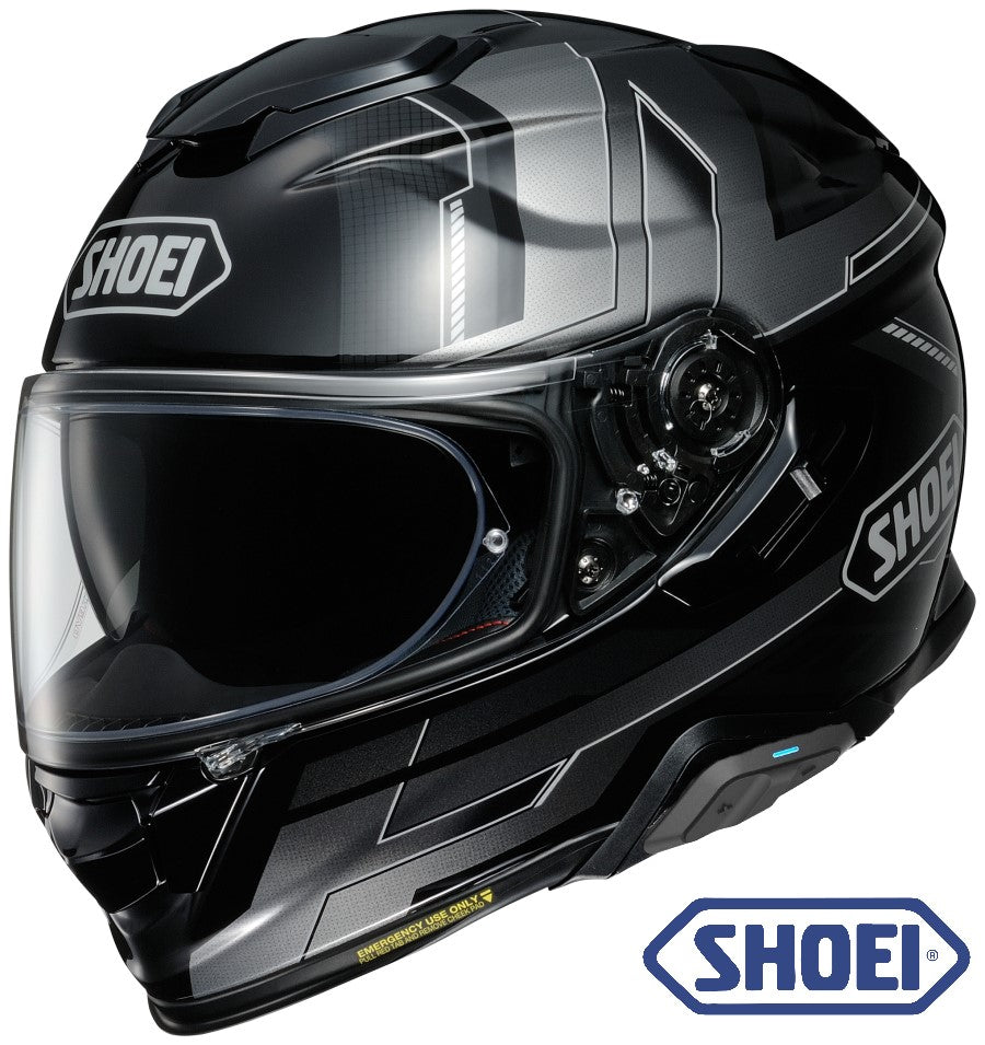 Shoei GT-Air II Full Face Bluetooth Helmet Aperture TC-5 SRL Installed