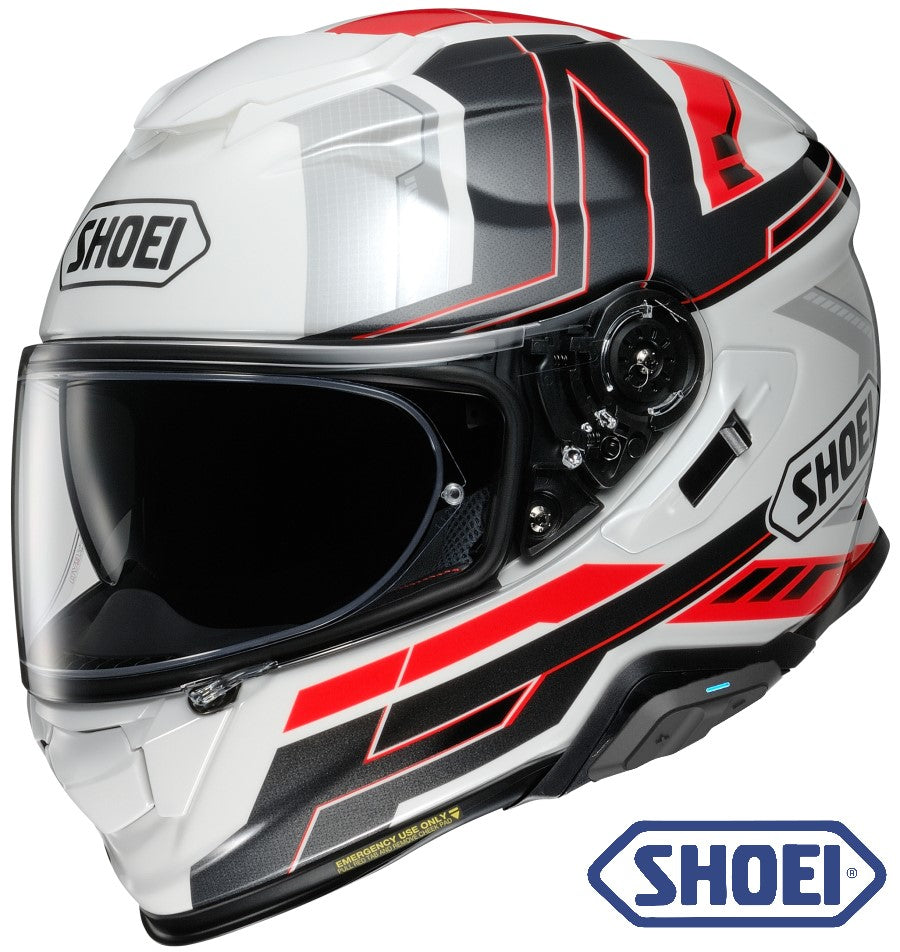 Shoei GT-Air II Full Face Bluetooth Helmet Aperture TC-6 SRL Installed