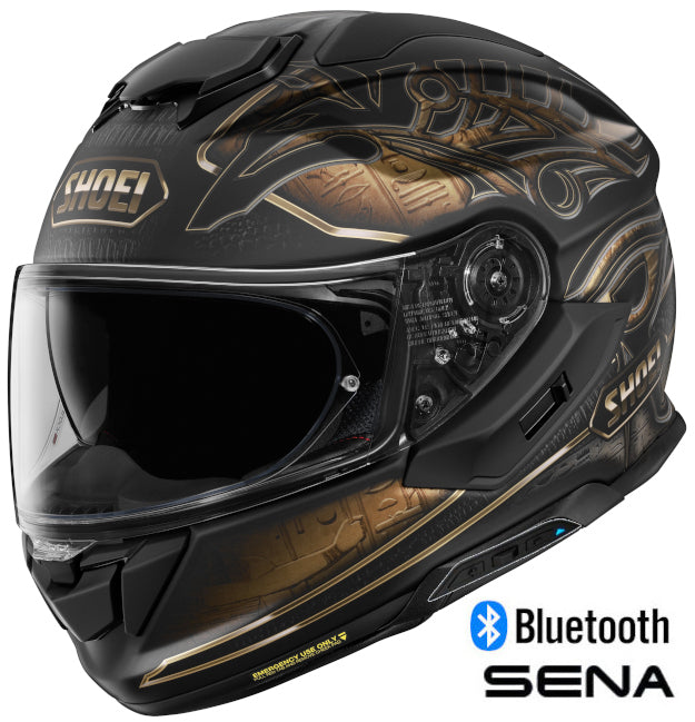 Shoei GT-Air 3 Full Face Helmet Nile Graphic TC-9 SRL 3 Installed