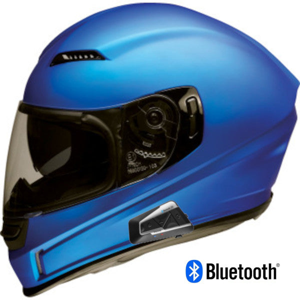 Z1R Jackal Full Face Bluetooth Helmet Satin Blue